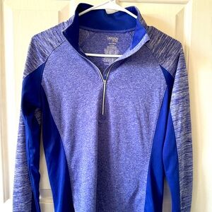 Danskin Athletic Wear, S, Royal Blue, Slipover w/ 9” Zip Front, Like New